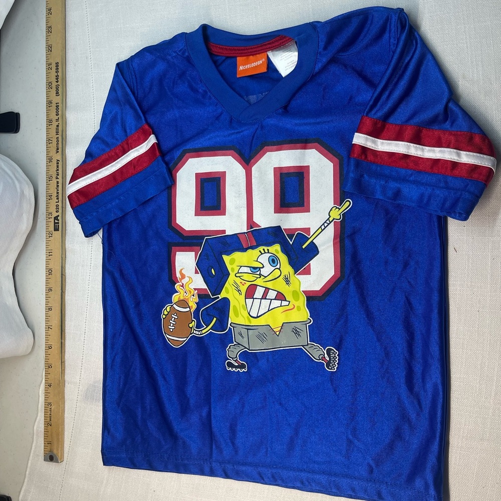 Nickelodeon Blue SpongeBob Football Jersey